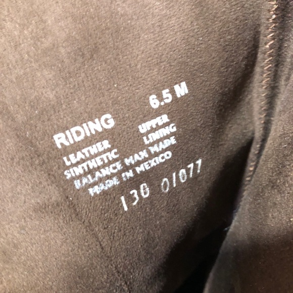 Steve Madden Leather Riding Boots Knee High Back zip Size 6.5 - Picture 8 of 8